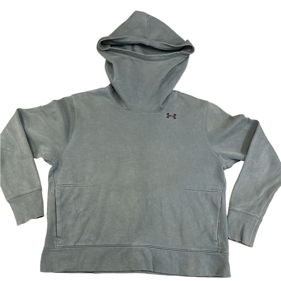 Under‎ Armour Men’s Hoodie Gray/Blue Large Very Good Condition. Loose Fit. - Picture 2 of 4